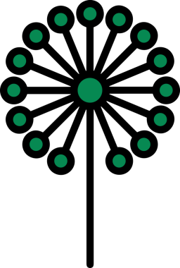 Çiçek simgesi PNG biçimi. Basit minimalist ve zarif tasarım. İlkbahar güzellik bahçesi çiçekleri, bitki örtüsü, romantik estetik süslemeler, dijital grafik, şeffaf arkaplan.