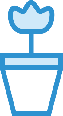 Çiçek simgesi PNG biçimi. Basit minimalist ve zarif tasarım. İlkbahar güzellik bahçesi çiçekleri, bitki örtüsü, romantik estetik süslemeler, dijital grafik, şeffaf arkaplan.