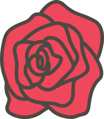 Çiçek simgesi PNG biçimi. Basit minimalist ve zarif tasarım. İlkbahar güzellik bahçesi çiçekleri, bitki örtüsü, romantik estetik süslemeler, dijital grafik, şeffaf arkaplan.