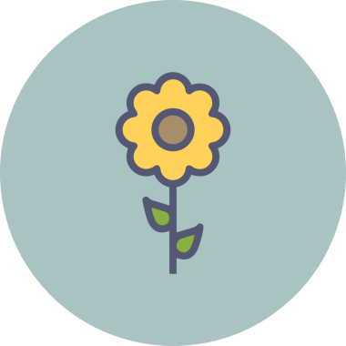 Çiçek simgesi PNG biçimi. Basit minimalist ve zarif tasarım. İlkbahar güzellik bahçesi çiçekleri, bitki örtüsü, romantik estetik süslemeler, dijital grafik, şeffaf arkaplan.