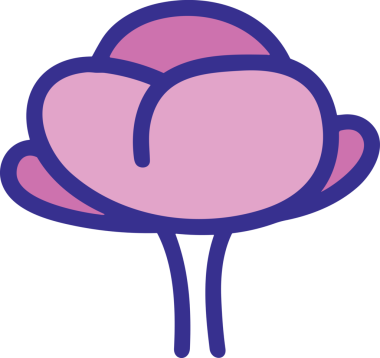 Çiçek simgesi PNG biçimi. Basit minimalist ve zarif tasarım. İlkbahar güzellik bahçesi çiçekleri, bitki örtüsü, romantik estetik süslemeler, dijital grafik, şeffaf arkaplan.