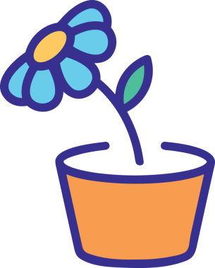 Çiçek simgesi PNG biçimi. Basit minimalist ve zarif tasarım. İlkbahar güzellik bahçesi çiçekleri, bitki örtüsü, romantik estetik süslemeler, dijital grafik, şeffaf arkaplan.