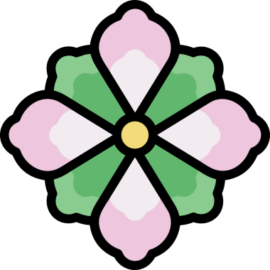 Çiçek simgesi PNG biçimi. Basit minimalist ve zarif tasarım. İlkbahar güzellik bahçesi çiçekleri, bitki örtüsü, romantik estetik süslemeler, dijital grafik, şeffaf arkaplan.