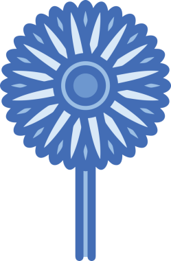 Çiçek simgesi PNG biçimi. Basit minimalist ve zarif tasarım. İlkbahar güzellik bahçesi çiçekleri, bitki örtüsü, romantik estetik süslemeler, dijital grafik, şeffaf arkaplan.