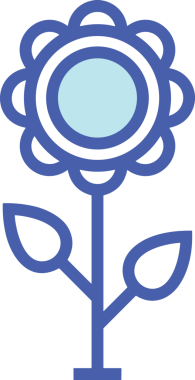 Çiçek simgesi PNG biçimi. Basit minimalist ve zarif tasarım. İlkbahar güzellik bahçesi çiçekleri, bitki örtüsü, romantik estetik süslemeler, dijital grafik, şeffaf arkaplan.