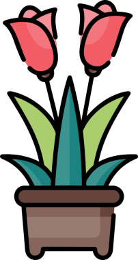 Çiçek simgesi PNG biçimi. Basit minimalist ve zarif tasarım. İlkbahar güzellik bahçesi çiçekleri, bitki örtüsü, romantik estetik süslemeler, dijital grafik, şeffaf arkaplan.