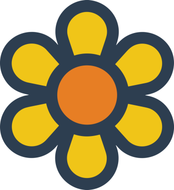 Çiçek simgesi PNG biçimi. Basit minimalist ve zarif tasarım. İlkbahar güzellik bahçesi çiçekleri, bitki örtüsü, romantik estetik süslemeler, dijital grafik, şeffaf arkaplan.