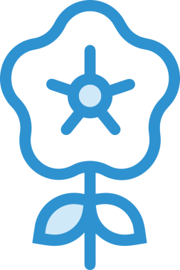 Çiçek simgesi PNG biçimi. Basit minimalist ve zarif tasarım. İlkbahar güzellik bahçesi çiçekleri, bitki örtüsü, romantik estetik süslemeler, dijital grafik, şeffaf arkaplan.