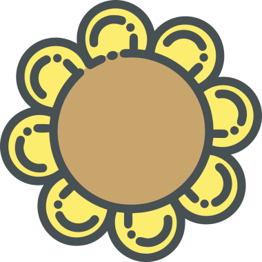 Çiçek simgesi PNG biçimi. Basit minimalist ve zarif tasarım. İlkbahar güzellik bahçesi çiçekleri, bitki örtüsü, romantik estetik süslemeler, dijital grafik, şeffaf arkaplan.