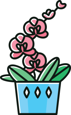 Çiçek simgesi PNG biçimi. Basit minimalist ve zarif tasarım. İlkbahar güzellik bahçesi çiçekleri, bitki örtüsü, romantik estetik süslemeler, dijital grafik, şeffaf arkaplan.