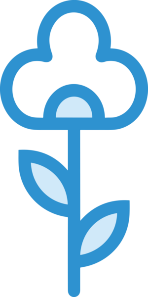 Çiçek simgesi PNG biçimi. Basit minimalist ve zarif tasarım. İlkbahar güzellik bahçesi çiçekleri, bitki örtüsü, romantik estetik süslemeler, dijital grafik, şeffaf arkaplan.