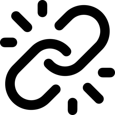 Zincir simgesi PNG biçimi basit siyah ve beyaz vektör illüstrasyonunda bağlantı birliği güvenlik ve gücünü temsil eden dijital tasarım kullanıcı arayüzü için mükemmel modern uygulama logosu minimal web ögesi