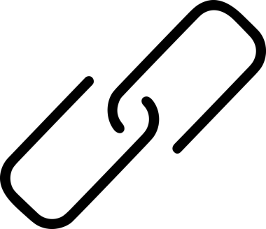 Zincir simgesi PNG biçimi basit siyah ve beyaz vektör illüstrasyonunda bağlantı birliği güvenlik ve gücünü temsil eden dijital tasarım kullanıcı arayüzü için mükemmel modern uygulama logosu minimal web ögesi