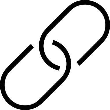 Zincir simgesi PNG biçimi basit siyah ve beyaz vektör illüstrasyonunda bağlantı birliği güvenlik ve gücünü temsil eden dijital tasarım kullanıcı arayüzü için mükemmel modern uygulama logosu minimal web ögesi