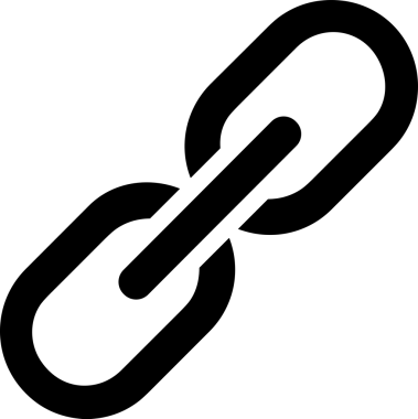 Zincir simgesi PNG biçimi basit siyah ve beyaz vektör illüstrasyonunda bağlantı birliği güvenlik ve gücünü temsil eden dijital tasarım kullanıcı arayüzü için mükemmel modern uygulama logosu minimal web ögesi