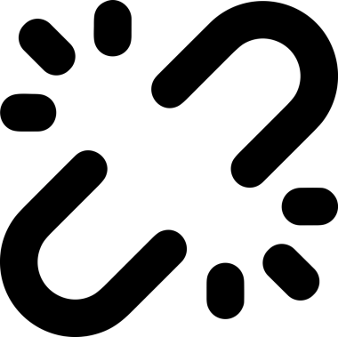 Zincir simgesi PNG biçimi basit siyah ve beyaz vektör illüstrasyonunda bağlantı birliği güvenlik ve gücünü temsil eden dijital tasarım kullanıcı arayüzü için mükemmel modern uygulama logosu minimal web ögesi