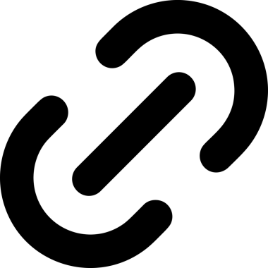 Zincir simgesi PNG biçimi basit siyah ve beyaz vektör illüstrasyonunda bağlantı birliği güvenlik ve gücünü temsil eden dijital tasarım kullanıcı arayüzü için mükemmel modern uygulama logosu minimal web ögesi