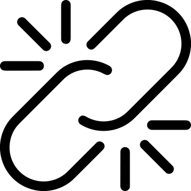 Zincir simgesi PNG biçimi basit siyah ve beyaz vektör illüstrasyonunda bağlantı birliği güvenlik ve gücünü temsil eden dijital tasarım kullanıcı arayüzü için mükemmel modern uygulama logosu minimal web ögesi