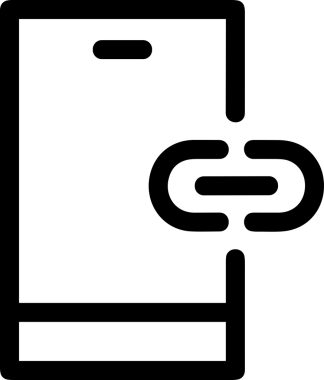 Zincir simgesi PNG biçimi basit siyah ve beyaz vektör illüstrasyonunda bağlantı birliği güvenlik ve gücünü temsil eden dijital tasarım kullanıcı arayüzü için mükemmel modern uygulama logosu minimal web ögesi