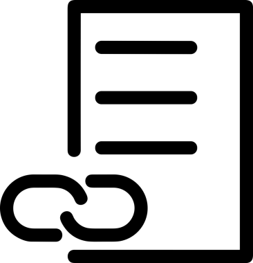 Zincir simgesi PNG biçimi basit siyah ve beyaz vektör illüstrasyonunda bağlantı birliği güvenlik ve gücünü temsil eden dijital tasarım kullanıcı arayüzü için mükemmel modern uygulama logosu minimal web ögesi