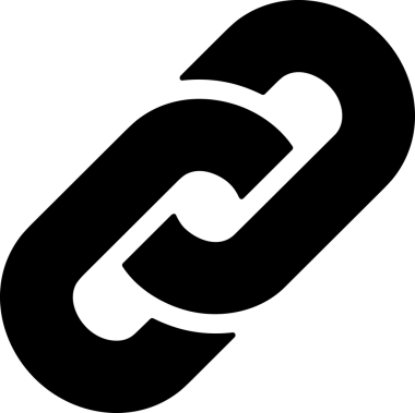 Zincir simgesi PNG biçimi basit siyah ve beyaz vektör illüstrasyonunda bağlantı birliği güvenlik ve gücünü temsil eden dijital tasarım kullanıcı arayüzü için mükemmel modern uygulama logosu minimal web ögesi