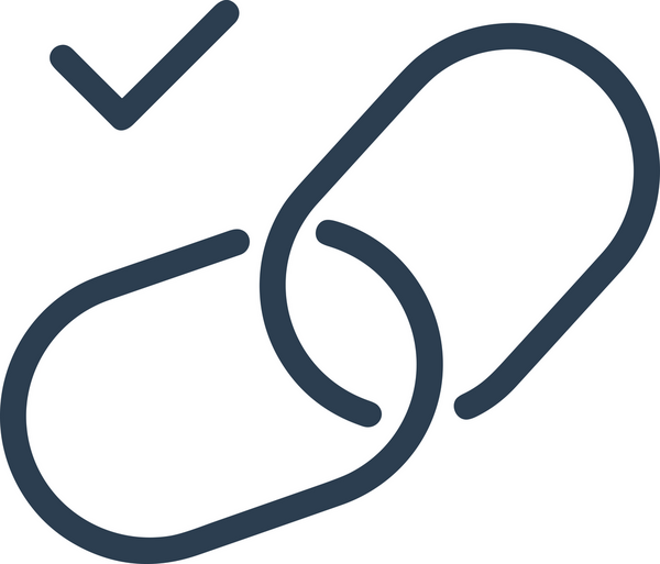 Zincir simgesi PNG biçimi basit siyah ve beyaz vektör illüstrasyonunda bağlantı birliği güvenlik ve gücünü temsil eden dijital tasarım kullanıcı arayüzü için mükemmel modern uygulama logosu minimal web ögesi