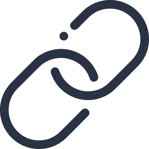 Zincir simgesi PNG biçimi basit siyah ve beyaz vektör illüstrasyonunda bağlantı birliği güvenlik ve gücünü temsil eden dijital tasarım kullanıcı arayüzü için mükemmel modern uygulama logosu minimal web ögesi