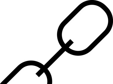 Zincir simgesi PNG biçimi basit siyah ve beyaz vektör illüstrasyonunda bağlantı birliği güvenlik ve gücünü temsil eden dijital tasarım kullanıcı arayüzü için mükemmel modern uygulama logosu minimal web ögesi