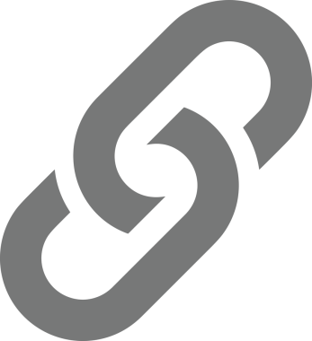 Zincir simgesi PNG biçimi basit siyah ve beyaz vektör illüstrasyonunda bağlantı birliği güvenlik ve gücünü temsil eden dijital tasarım kullanıcı arayüzü için mükemmel modern uygulama logosu minimal web ögesi