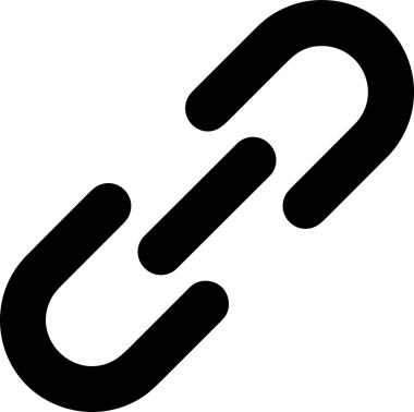 Zincir simgesi PNG biçimi basit siyah ve beyaz vektör illüstrasyonunda bağlantı birliği güvenlik ve gücünü temsil eden dijital tasarım kullanıcı arayüzü için mükemmel modern uygulama logosu minimal web ögesi