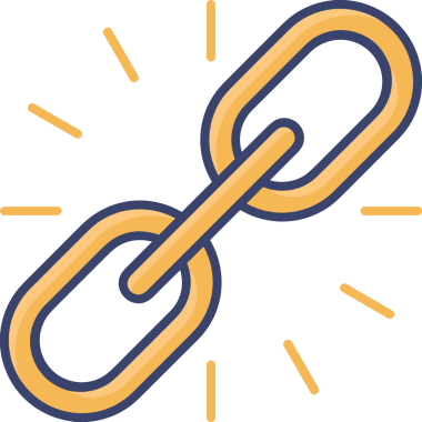 Zincir simgesi PNG biçimi basit siyah ve beyaz vektör illüstrasyonunda bağlantı birliği güvenlik ve gücünü temsil eden dijital tasarım kullanıcı arayüzü için mükemmel modern uygulama logosu minimal web ögesi