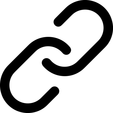 Zincir simgesi PNG biçimi basit siyah ve beyaz vektör illüstrasyonunda bağlantı birliği güvenlik ve gücünü temsil eden dijital tasarım kullanıcı arayüzü için mükemmel modern uygulama logosu minimal web ögesi