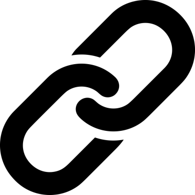 Zincir simgesi PNG biçimi basit siyah ve beyaz vektör illüstrasyonunda bağlantı birliği güvenlik ve gücünü temsil eden dijital tasarım kullanıcı arayüzü için mükemmel modern uygulama logosu minimal web ögesi