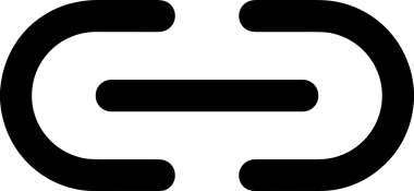 Zincir simgesi PNG biçimi basit siyah ve beyaz vektör illüstrasyonunda bağlantı birliği güvenlik ve gücünü temsil eden dijital tasarım kullanıcı arayüzü için mükemmel modern uygulama logosu minimal web ögesi