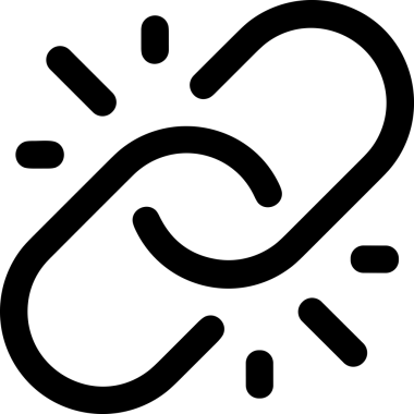 Zincir simgesi PNG biçimi basit siyah ve beyaz vektör illüstrasyonunda bağlantı birliği güvenlik ve gücünü temsil eden dijital tasarım kullanıcı arayüzü için mükemmel modern uygulama logosu minimal web ögesi