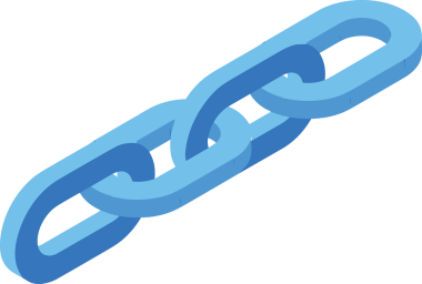 Zincir simgesi PNG biçimi basit siyah ve beyaz vektör illüstrasyonunda bağlantı birliği güvenlik ve gücünü temsil eden dijital tasarım kullanıcı arayüzü için mükemmel modern uygulama logosu minimal web ögesi