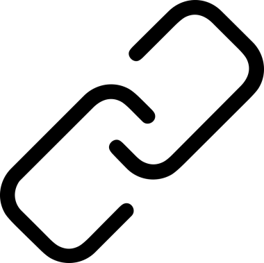 Zincir simgesi PNG biçimi basit siyah ve beyaz vektör illüstrasyonunda bağlantı birliği güvenlik ve gücünü temsil eden dijital tasarım kullanıcı arayüzü için mükemmel modern uygulama logosu minimal web ögesi