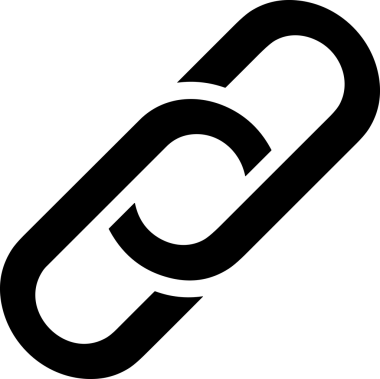 Zincir simgesi PNG biçimi basit siyah ve beyaz vektör illüstrasyonunda bağlantı birliği güvenlik ve gücünü temsil eden dijital tasarım kullanıcı arayüzü için mükemmel modern uygulama logosu minimal web ögesi