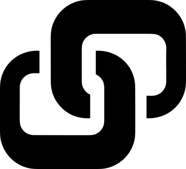 Zincir simgesi PNG biçimi basit siyah ve beyaz vektör illüstrasyonunda bağlantı birliği güvenlik ve gücünü temsil eden dijital tasarım kullanıcı arayüzü için mükemmel modern uygulama logosu minimal web ögesi