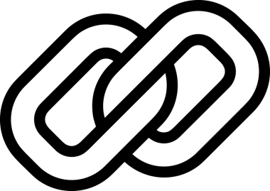 Zincir simgesi PNG biçimi basit siyah ve beyaz vektör illüstrasyonunda bağlantı birliği güvenlik ve gücünü temsil eden dijital tasarım kullanıcı arayüzü için mükemmel modern uygulama logosu minimal web ögesi