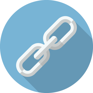 Zincir simgesi PNG biçimi basit siyah ve beyaz vektör illüstrasyonunda bağlantı birliği güvenlik ve gücünü temsil eden dijital tasarım kullanıcı arayüzü için mükemmel modern uygulama logosu minimal web ögesi