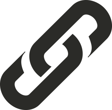 Zincir simgesi PNG biçimi basit siyah ve beyaz vektör illüstrasyonunda bağlantı birliği güvenlik ve gücünü temsil eden dijital tasarım kullanıcı arayüzü için mükemmel modern uygulama logosu minimal web ögesi