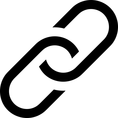 Zincir simgesi PNG biçimi basit siyah ve beyaz vektör illüstrasyonunda bağlantı birliği güvenlik ve gücünü temsil eden dijital tasarım kullanıcı arayüzü için mükemmel modern uygulama logosu minimal web ögesi