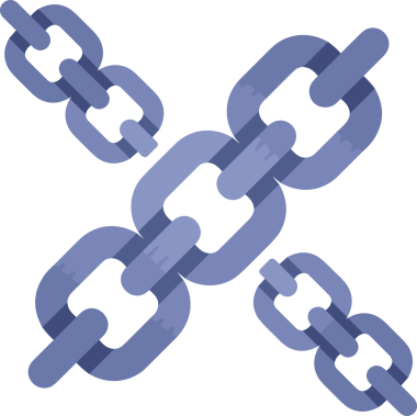 Zincir simgesi PNG biçimi basit siyah ve beyaz vektör illüstrasyonunda bağlantı birliği güvenlik ve gücünü temsil eden dijital tasarım kullanıcı arayüzü için mükemmel modern uygulama logosu minimal web ögesi