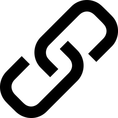 Zincir simgesi PNG biçimi basit siyah ve beyaz vektör illüstrasyonunda bağlantı birliği güvenlik ve gücünü temsil eden dijital tasarım kullanıcı arayüzü için mükemmel modern uygulama logosu minimal web ögesi