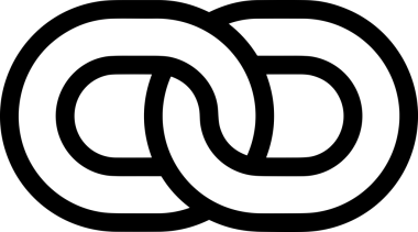 Zincir simgesi PNG biçimi basit siyah ve beyaz vektör illüstrasyonunda bağlantı birliği güvenlik ve gücünü temsil eden dijital tasarım kullanıcı arayüzü için mükemmel modern uygulama logosu minimal web ögesi