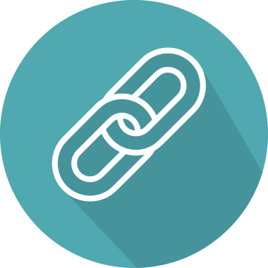 Zincir simgesi PNG biçimi basit siyah ve beyaz vektör illüstrasyonunda bağlantı birliği güvenlik ve gücünü temsil eden dijital tasarım kullanıcı arayüzü için mükemmel modern uygulama logosu minimal web ögesi