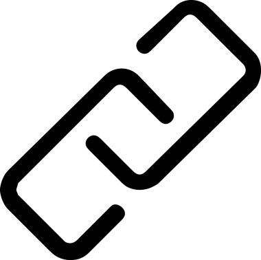 Zincir simgesi PNG biçimi basit siyah ve beyaz vektör illüstrasyonunda bağlantı birliği güvenlik ve gücünü temsil eden dijital tasarım kullanıcı arayüzü için mükemmel modern uygulama logosu minimal web ögesi