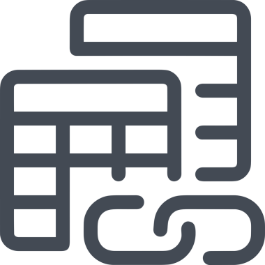 Zincir simgesi PNG biçimi basit siyah ve beyaz vektör illüstrasyonunda bağlantı birliği güvenlik ve gücünü temsil eden dijital tasarım kullanıcı arayüzü için mükemmel modern uygulama logosu minimal web ögesi