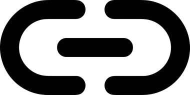 Zincir simgesi PNG biçimi basit siyah ve beyaz vektör illüstrasyonunda bağlantı birliği güvenlik ve gücünü temsil eden dijital tasarım kullanıcı arayüzü için mükemmel modern uygulama logosu minimal web ögesi